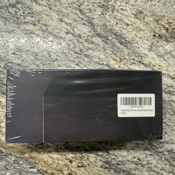 Dog Collar with Airtag Holder  (2 Pack Black & Brown, Large) - Picture 2 of 12